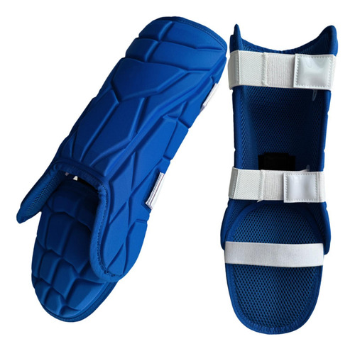 Espinilleras De Béisbol Ajustables Para Adultos, Azul
