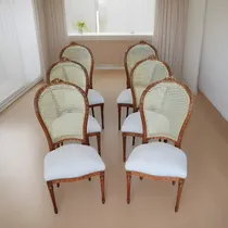 Comprar Galli Antiguas 6 Sillas Comedor Francés Luis Xvi