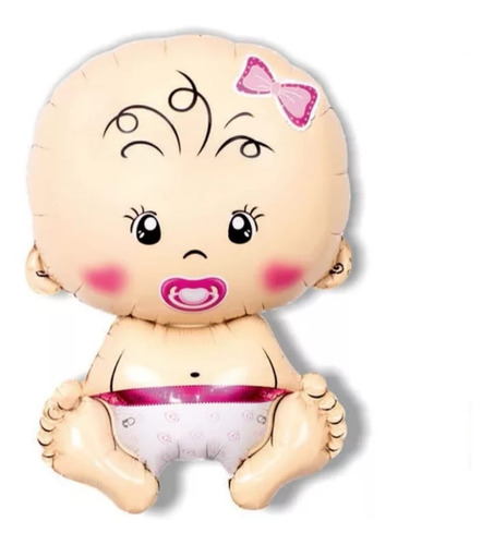 Globo De Bebe Niña