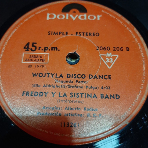 Simple Freddy Y La Sistina Band Polydor C22