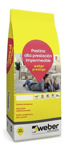 Pastina Prestige Weber 2 Kg Color Cedro Niza Steel