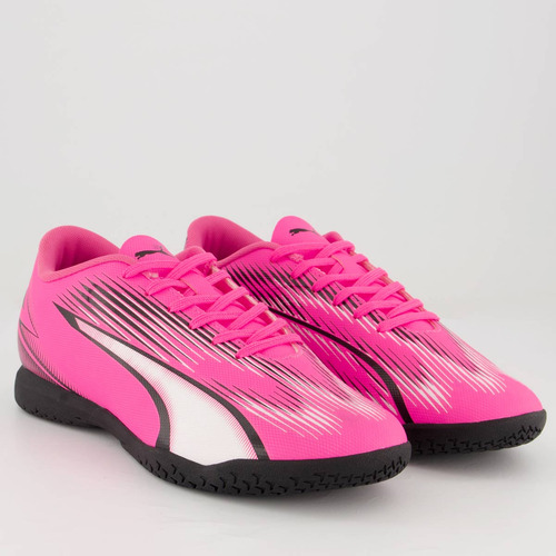 Chuteira Puma Ultra Play It Futsal Rosa