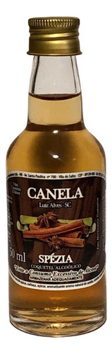 Mini Bebida Cachaça Canela Spézia 50ml