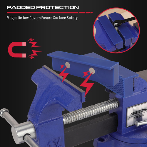 Vise De Banco De Servicio Pesado 45 Pulgadas: Clamp De Mesa