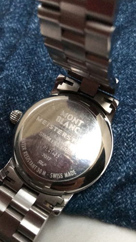 Montblanc 7017 Reserve De Marche Até Pulseira Original, Raro