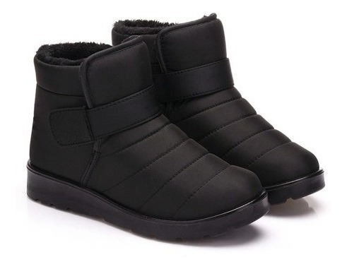 Imagen 2 de 7 de Zapatos Mujer Botin De Mujer Con Chiporro Botas De Invierno