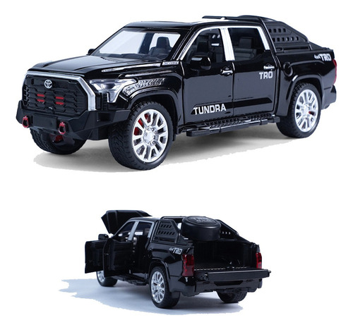 Toyota Tundra Miniatura Metal Coche Con Luces Y Sonido 1/32