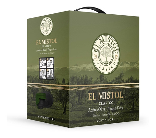 Aceite De Oliva El Mistol Clásico X 5l