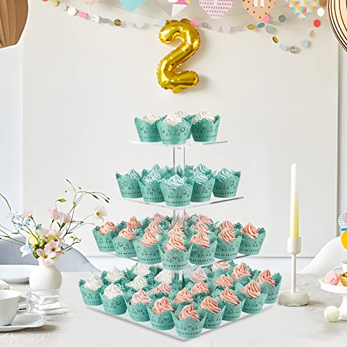 Soporte Para Cupcakes De Acrílico Soporte Transparente Para