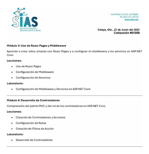 Curso De .net Core Básico, Promoción