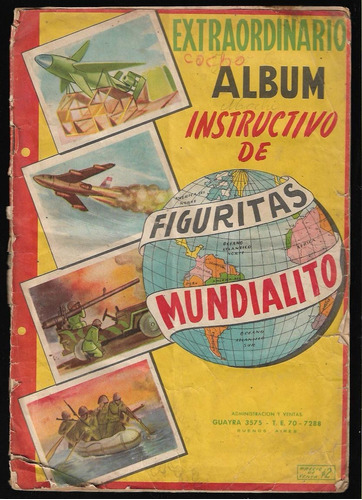 Album Instructivo De Figuritas Mundialito 1950 Completo