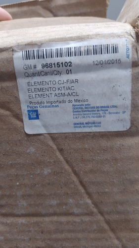Filtro Ar Motor Chevrolet Captiva 08/15 Orig Gm 96815102