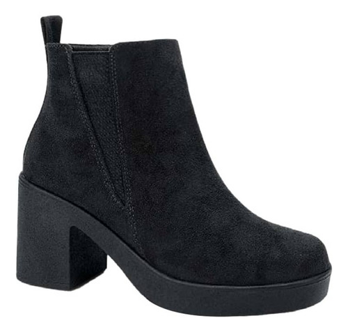 Bota Botin Plataforma Tacon Vestir Mujer Vi Line 1109606