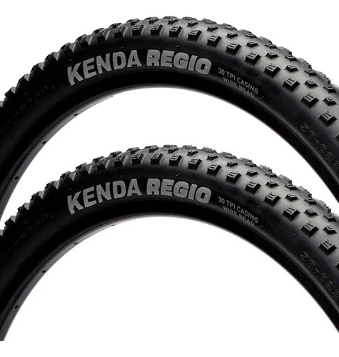 Par Pneu Regio 29 X 2.20 Kenda K1256 Mtb Preto Com Arame