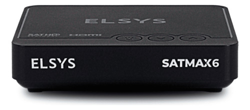 Kit Receptor Completo Banda Ku Full Hd Satmax 6 Etrs72 Elsys Cor Preto 100v/240v