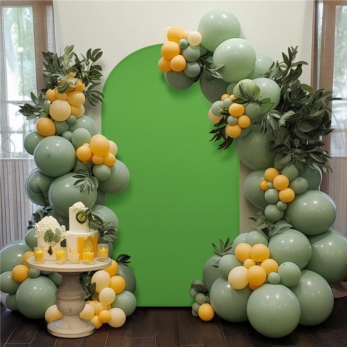 Arco Do Arco De Casamento Tampa Do Arco Da 6,6 Pés Verde