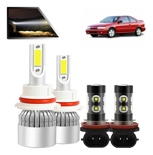 - Kits Led Faros Y Antiniebla 8000lm For Nissan