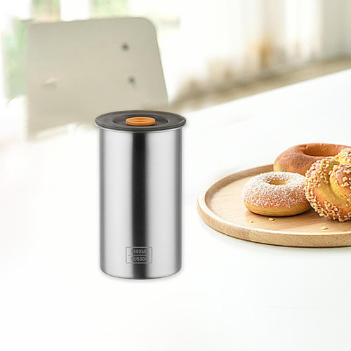 Recipiente Sellado Para Café En Polvo De Acero 1400 Ml