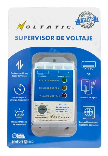 Supervisor De Voltaje Monofasico 220volt 3.5amp 