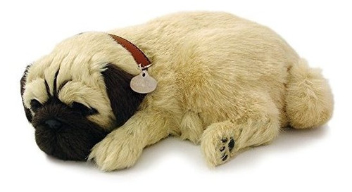 Perfect Petzzz Pug Breathing Puppy Dog Felpa Set W / Carrier