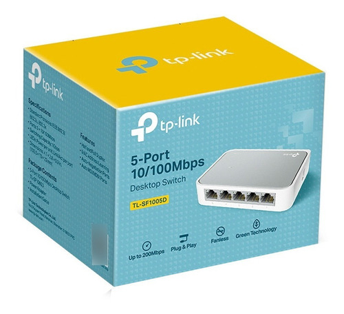 Gratis!!! Switch Tp-link Tl-sf1005d Con 5 Puertos 100 Mbps