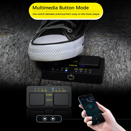 Para Pedal Inalámbrico Cube Spectrum M-vave Modes Tablets .