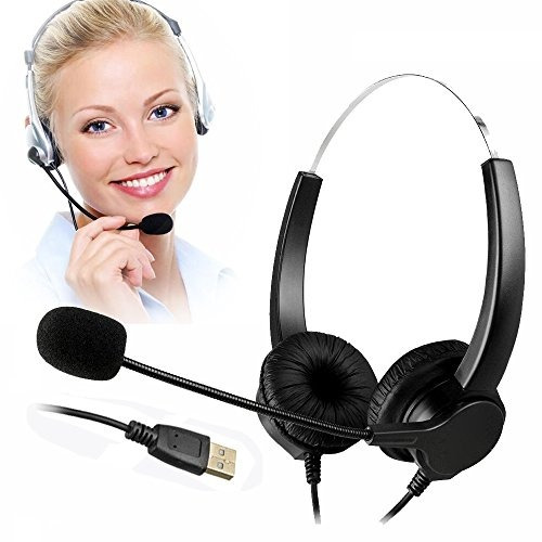 Auriculares Manos Libres Binaural Con Cable Para Call