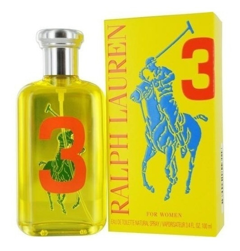 Ralph Lauren Big Pony Collection 3 Yellow EDT 100 ml para  mujer