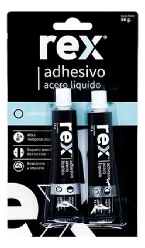 Adhesivo Acero Líquido 56gr Rex 