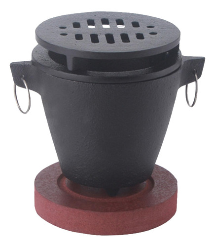 Churrasqueira Hibachi De Ferro Fundido Mesa De Acampamento