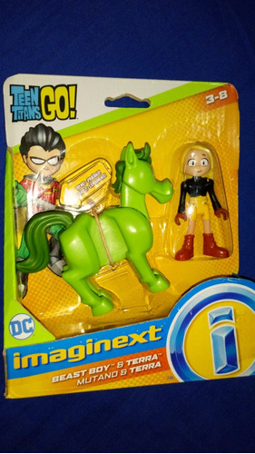 Imaginext Teen Titans Go! Beast Boy & Terra En Empaque