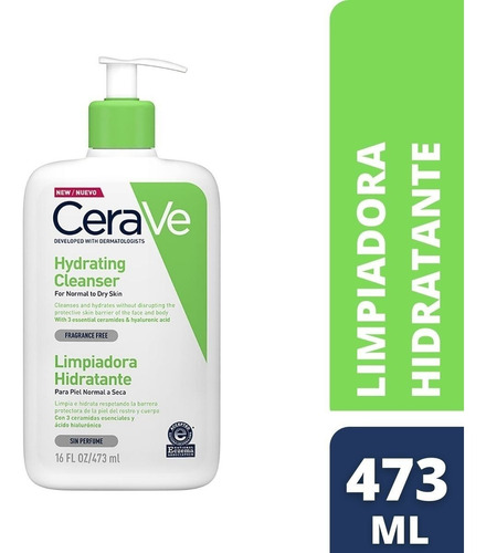 Crema Limpiadora Hidratante Cerave Piel Normal A Seca 473 Ml