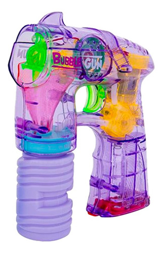Pistola Lanzador Burbujas Electrica Burbujero Luz Y Sonido Color Color Al Azar