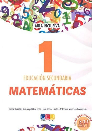 Matemáticas 1 Para 1º Educación Secundaria | Aci No Signific