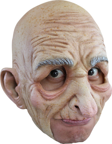 Máscara De Viejito Abuelito Old Man Viejo Disfraz Halloween