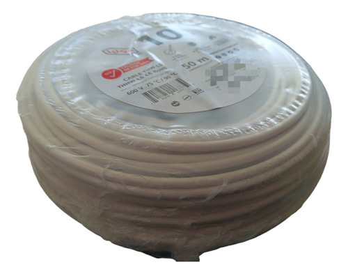 1 M. Cable Thhw-ls Rohs #10 Blanco