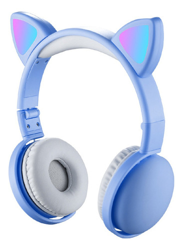 Auriculares Led Con Oreja De Gato Color Rgb Bluetooth 5.0