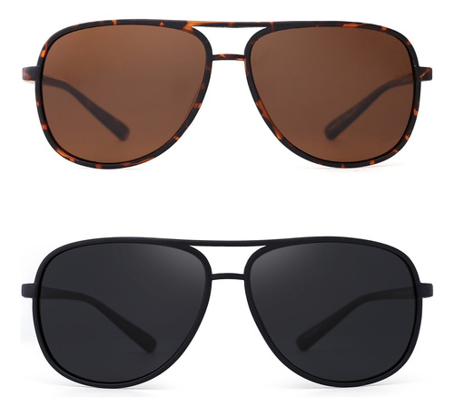 Gafas De Sol Polarizadas Retro Para Hombre Y Mujer, Paquete