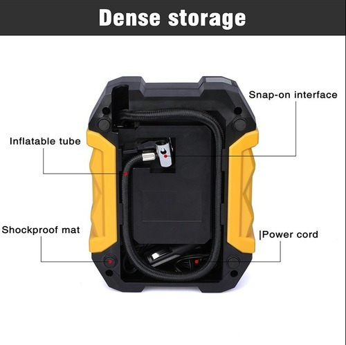 Imagen 5 de 10 de Compresor De Aire Portátil Digital 12v Todo Neumático