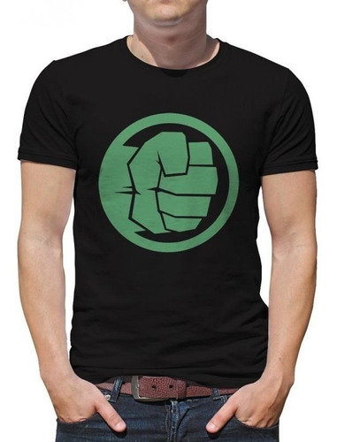 Remera Hulk Comics Puño Superheroe 100% Algodón Unisex