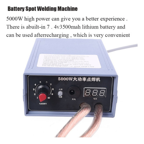 Máquina De Soldadura Por Puntos De Mano 5000w Hogar Portátil