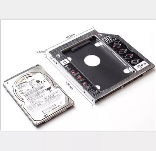 Caddy 9.5mm Hdd 2nd 2.5  - Disco Duro Caddy Ssd/ Dvd Laptops