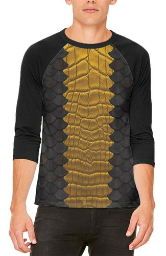 Camiseta Dragón Negro Talla Xl, Accesorio De Disfraz Para