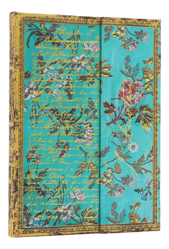 Caderno Paperblanks MIDI PB9885-0 72 folhas pautado unidade x 1 18cm x 12cm jane austen persuasion cor jane austen persuasion