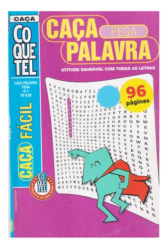 Livro Passatempo Coquetel Coletânea Caça Palavras NívelFácil em Promoção na  Americanas