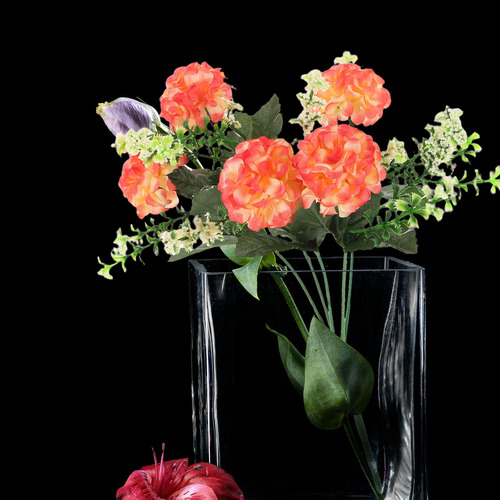 3 Flores Artificiales De Hortensia: Hortensia De Simulación