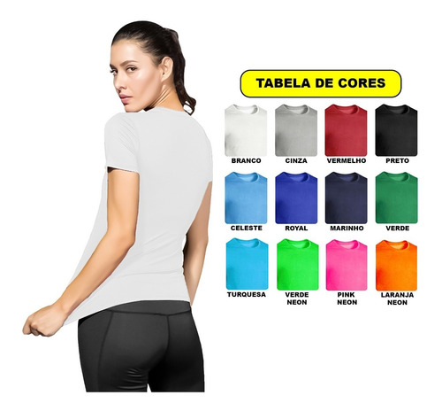 Imagem 2 de 3 de Kit 3 Camisetas Esportiva Ideal Para Caminhadas E Treinos