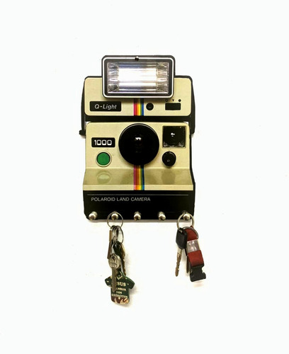 Porta Chaves Polaroid Antigo Vintage Retro Decoração Parede