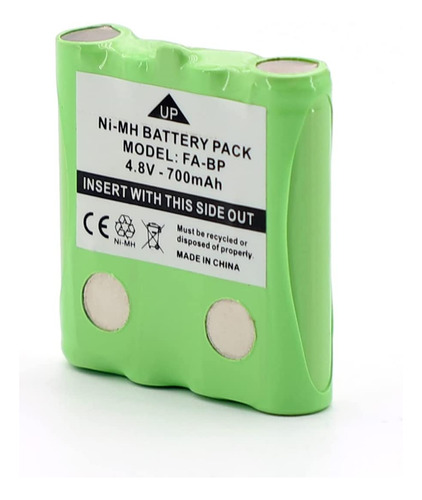 Shaworoce Paquete De 2 Baterías Recargables Ni-mh De 4.8 V 7