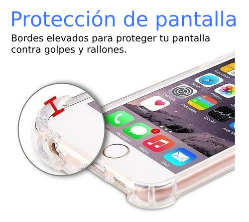 Funda Antigolpes Para iPhone Cruz Azul # 2